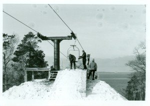 Exiting Chair Lift Mt. Humbard