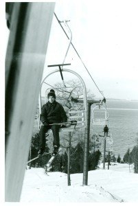 On Chair Lift Mt. Humbard