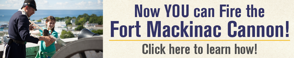 A link to a page for information to fire the Fort Mackinac cannon. 