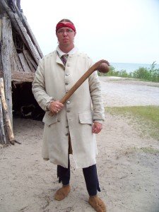 Native American with Club