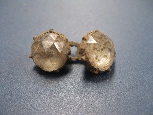 clear cufflink
