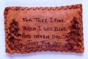 Leather Postcard Front