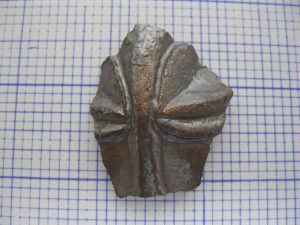 Rosette from a Nottingham-type stoneware vessel