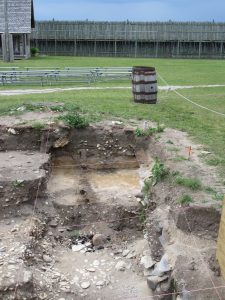The mystery trench area
