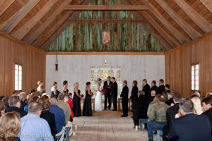 A recent wedding at the church. 