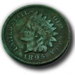 A U.S. penny dating to 1895