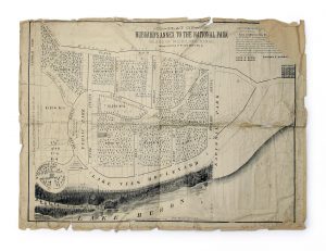 A map of Hubbard's Annex to the National Park