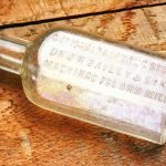 A drug store bottle from the National Park-era of Mackinac Island