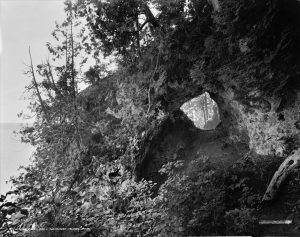 Fairy Arch by Detroit Publishing Co. with seated woman inset ca.1910