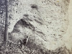 Lower Arch to Natural Bridge by J.A. Jenney 1874