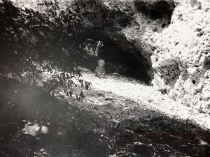 Boy under Sannillac Arch ca. 1910-1920