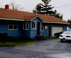 The house purchased by the commission in the 1990s that served as a collections office. 