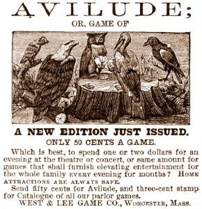 An advertisement for Avilude. 
