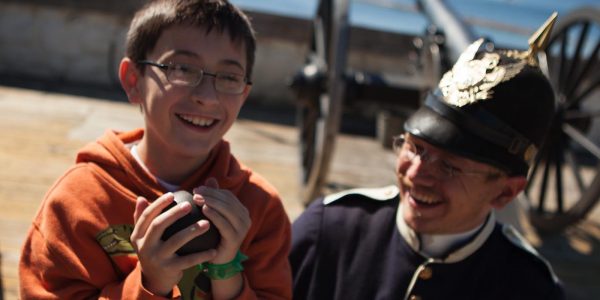 Holding Cannonball