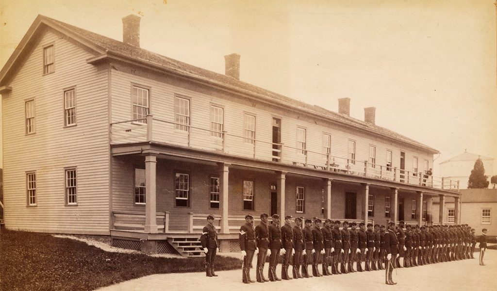 44. Cos. E and K Fort Mackinac