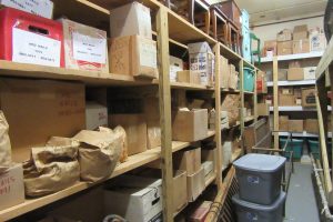 Artifacts stored at Mill Creek.