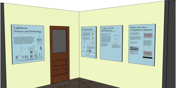 Part of the new exhibit.