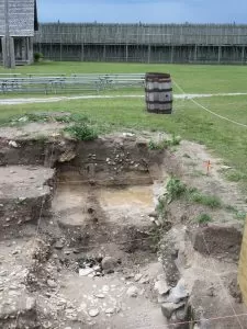 The mystery trench area
