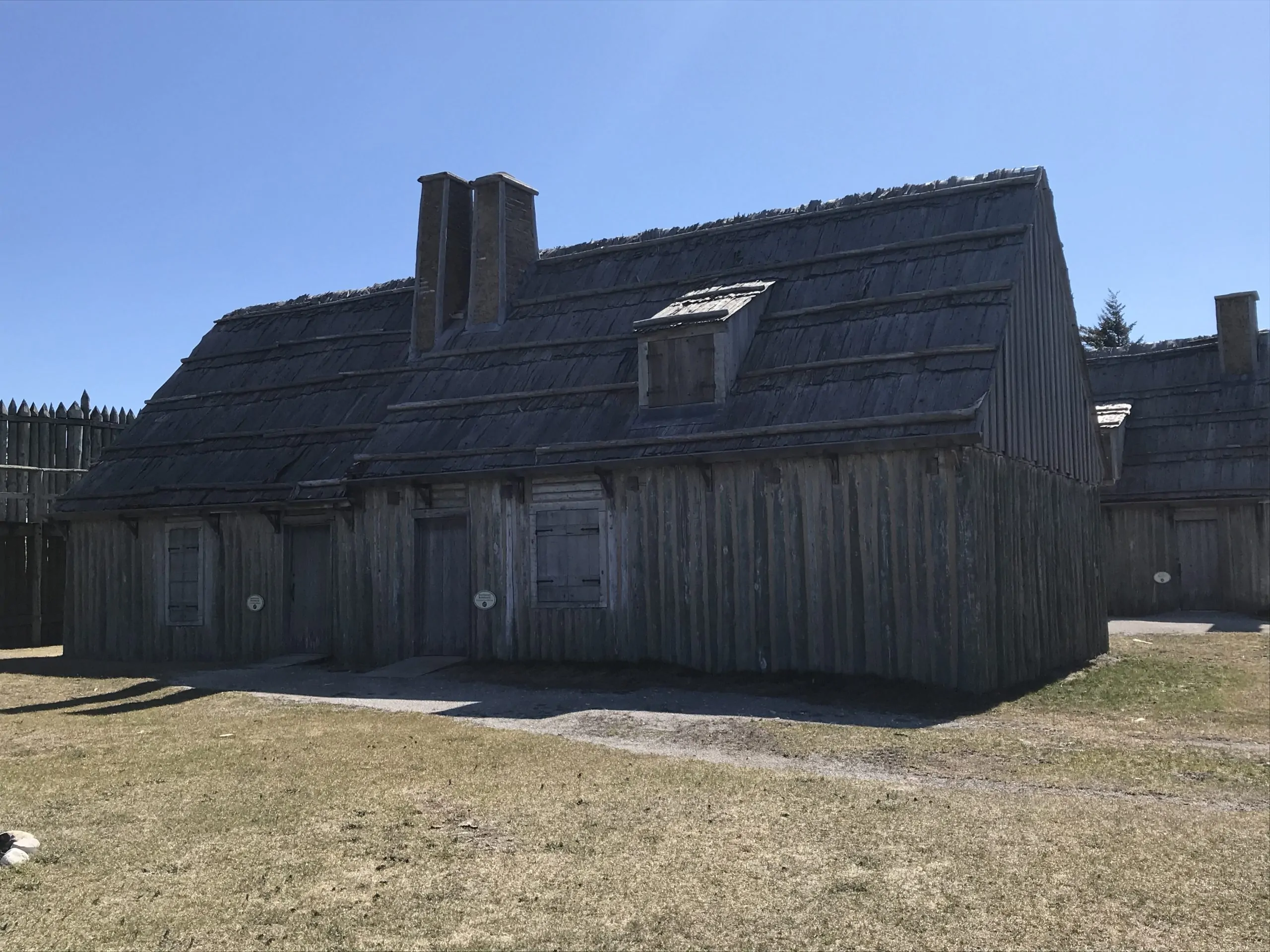 The Southeast Rowhouse at Michilimackinac, home to Ezekiel Solomon, Michigan's first Jewish settler.